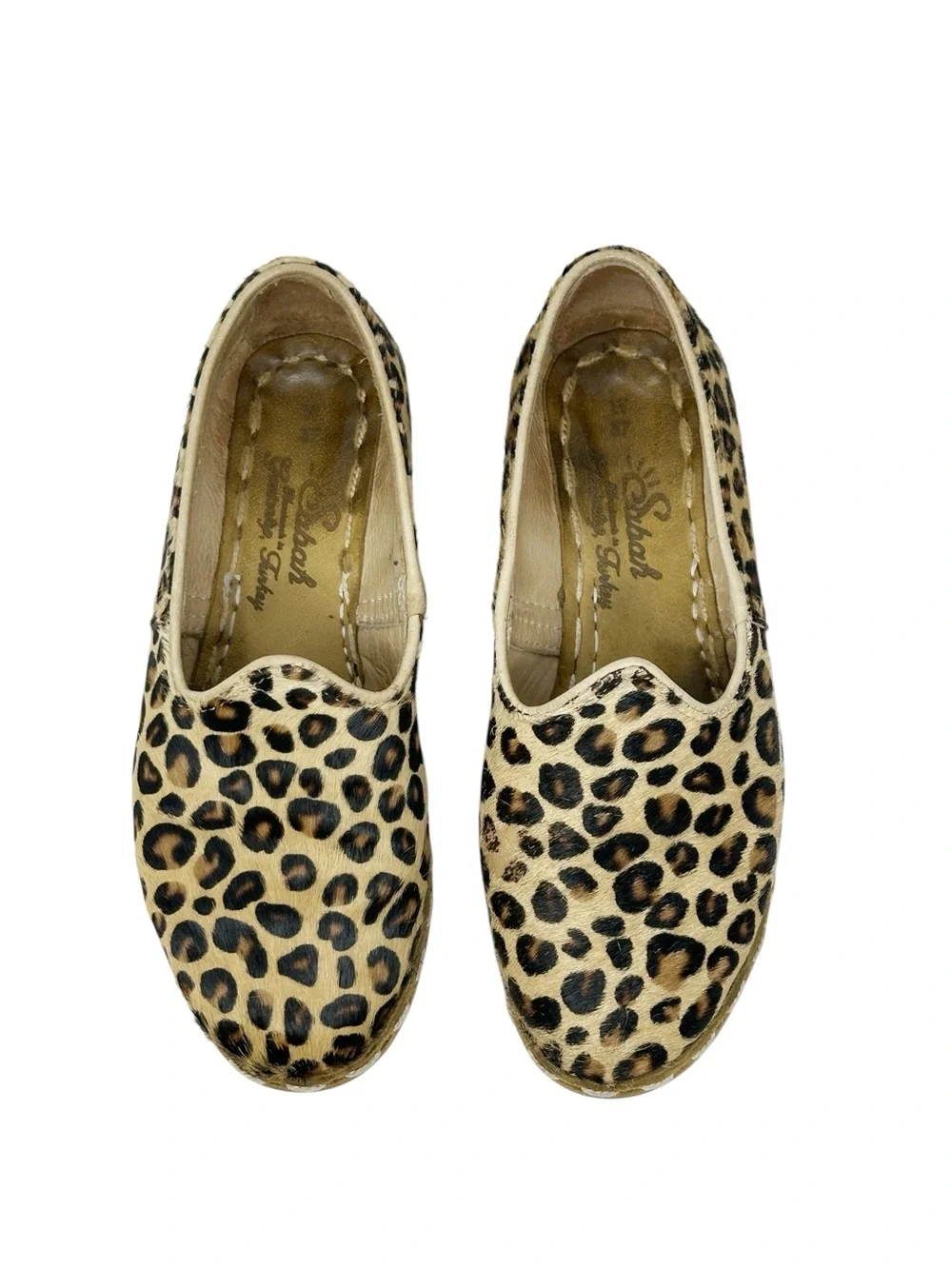 Sabah Leopard Print Loafers Women's Size 37/ US 6-6.5